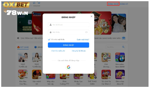 Để rút tiền Oxbet, bạn cần đăng nhập vào tài khoản cá cược